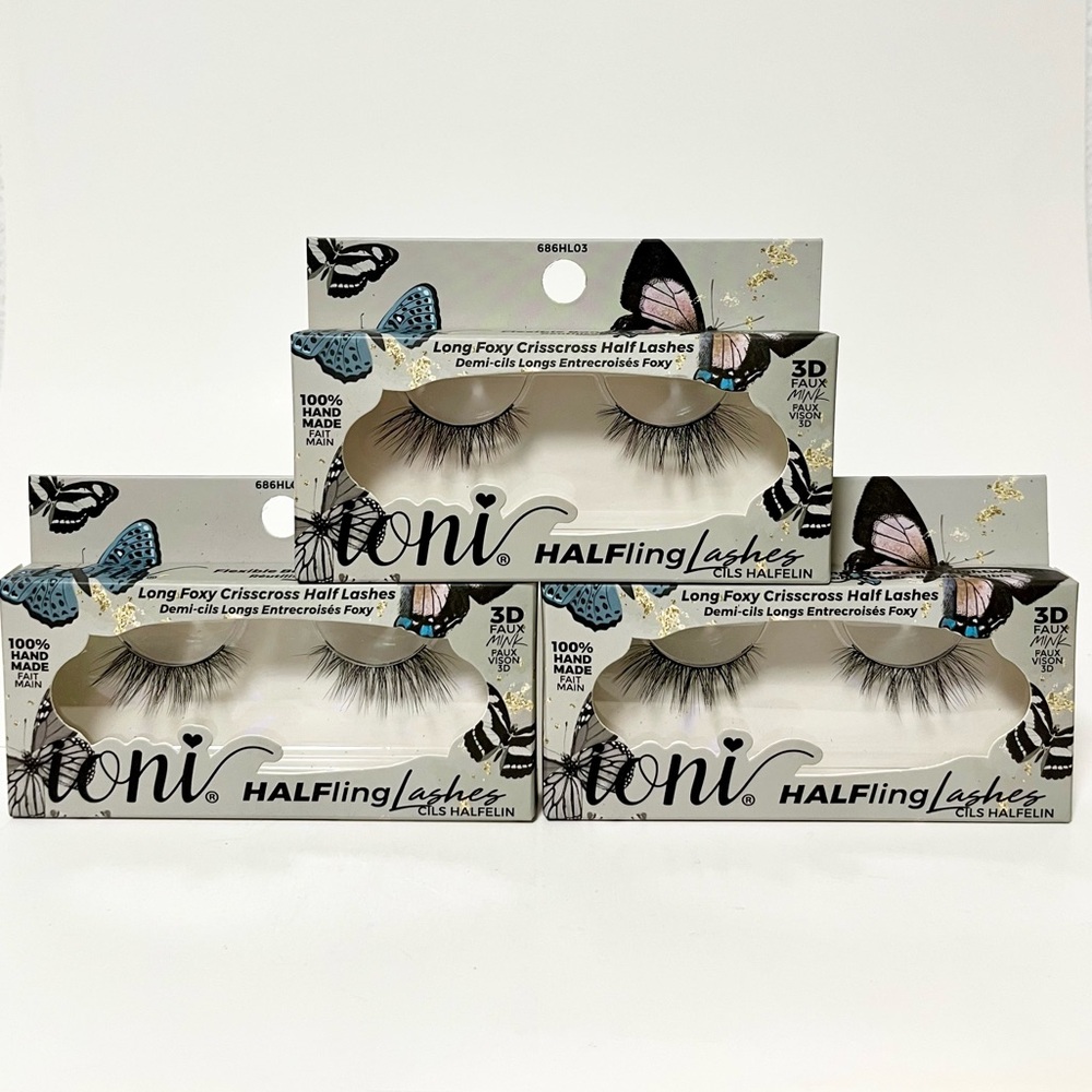 3x Ioni lashes bundle (long)